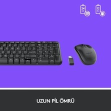Sungur's Store Kablosuz Klavye ve Mouse Seti - Siyah Renk