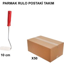 Sungur's Store Pratik Parmak Rulo Postaki Takım 10CM - 50 Adet