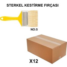 Sungur's Store Kestirme Fırçası No 5 - 12 Adet Toptan Set