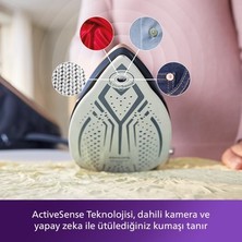 Sungur's Store Philips 9000 Serisi Buhar Kazanlı Ütü, 750 G'a Varan Şok Buhar, Activesense Teknolojisi, Hafif Ütü,