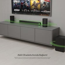 Sungur's Store 160W Rms Ev Sinema Soundbar, Bluetooth ve HDMI Desteği ile