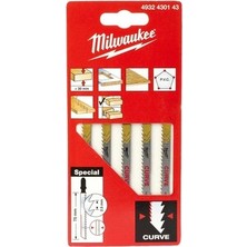 Sungur's Store 75 mm Çift Dişli Kavisli Ahşap Dekupaj Bıçağı 5 Adet