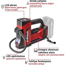 Sungur's Store Akülü Oto Hava Kompresörü, 18V Li-Ion 23 D Lityum Iyon ile Güçlü Performans