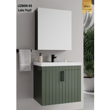 Sungur's Store 65 cm Lake Banyo, Yeşil Renk ve Şık Görünüm