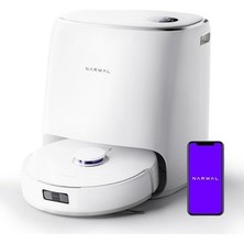 Sungur's Store Narwal Freo x Ultra Akıllı Robot Süpürge BEYAZ,8.200PA Emiş