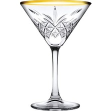 Sungur's Store 230 cc Martini Bardağı, Timeless Golden Touch Tasarım