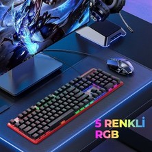 Sungur's Store Havit Gamenote KB870L Rgb Backlit Gaming Mekanik