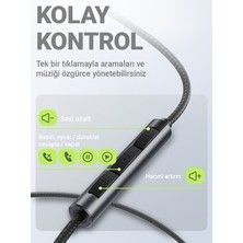 Sungur's Store 1.2 Metre Uzunluğunda Kablolu Kulaklık, Uzaktan Kumanda Özelliği