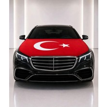 Örnek Mağaza Araç Kaput Bayrağı Türk Bayrağı