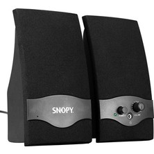 Sungur's Store Snopy Sn-84 Siyah 3W Rms 1+1 Hoparlör Modeli Özellikleri ile Güçlü Ses