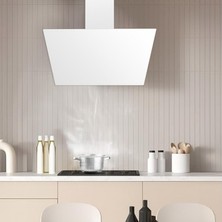 Sungur's Store Kumtel Beyaz Cam Davlumbaz