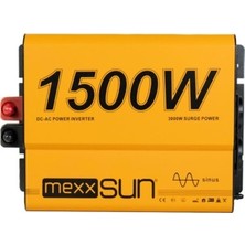 Sungur's Store Mexxsun 12V VOLT-1500W Watt Tam Sinüs Inverter (220V