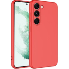 Sungur's Store S23 Için Silinebilir Kadife Kılıf, Kamera Koruma Özellikleriyle