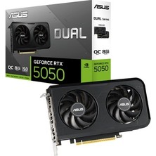 Sungur's Store Asus DUAL-RTX5050-O8G-NVIDIA-GEFORCE-RTX 5050-8GB GDDR6-128BIT-2677MHZ-HDMI-3XDP-DLSS4 Ekran