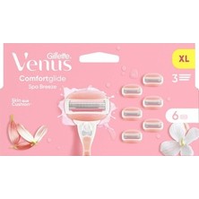 Sungur's Store 6 Adet Yedek Kadın Tıraş Bıçağı, Jel Çubuk ile Kaygan Tıraş