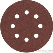 Sungur's Store 5'li 125 mm Zımpara Kağıdı, 120 Kum ve 8 Delik Tasarım