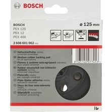 Sungur's Store Zımpara Tabanı Orta Sertlikte 125 mm Kullanım Için Uygun