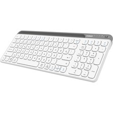 Sungur's Store Bluetooth + 2.4ghz Destekli Şarjlı Klavye, Tablet Standı ile