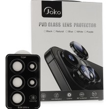 Joko Samsung Galaxy S23 Ultra Pvd Metal Kamera Lens - Siyah