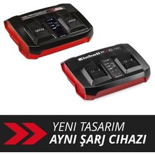 Sungur's Store Orijinal Einhell Şarj Cihazı Power X-Change Çift Şarj Cihazı 4 Ah Power X-Change (18 V, 2 x 18 V