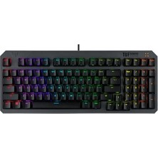 Sungur's Store Kompakt Mekanik Oyun Klavyesi, Rgb Aydınlatma ile