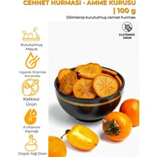 Yuvadan Dilimlenmiş Amme Kurusu - Cennet Hurması Kurusu | 100 gr | Glütensiz Sağlıklı Atıştırmalık