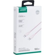 Sungur's Store 100W 5A Qc Pd Örgülü Hızlı Şarj Kablosu ile Hızlı Şarj!