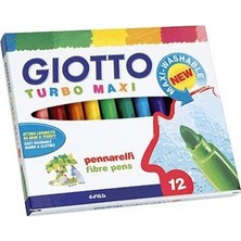 Sungur's Store 12'li Keçeli Kalem Seti, Turbo Maxi, Renkli