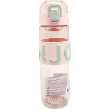 Sungur's Store 680 ml Pembe Tritan Matara, Dayanıklı Tasarım