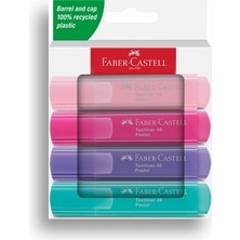 Sungur's Store Pastel Renklerde 4'lü Fosforlu Kalem Seti, Su Bazlı