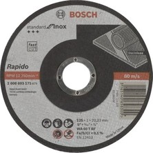 Sungur's Store Düz Kesme Diski, 125 Mm, Paslanmaz Çelik Için Hızlı ve Temiz Kesim