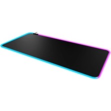 Sungur's Store Xl Boyutunda 90X42 cm Mat Kumaş Oyun Mouse Pad, Rgb Aydınlatmalı Tasarım