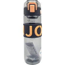 Sungur's Store 680 ml Siyah Tritan Matara, Şık Tasarım