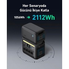 Sungur's Store Anker Solıx BP1000X Ekstra Batarya 1056WH (Anker Solıx C1000X Uyumlu)