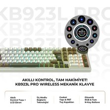 Sungur's Store Havit Gamenote KB923L Pro Tri-Mode Kablosuz Mekanik Rgb Oyuncu Klavyesi – LCD