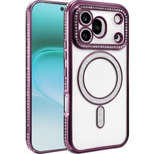 Uryport Huawei Honor 600 Pro Joke Simli Magneticsafe Kılıf - Derin Mor