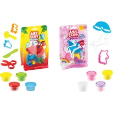 Happy Trend Art Craft 03548 Poly Bag Oyun Hamuru Seti, Karışık Renk