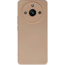 Uryport Realme 11 Pro Kılıf Nano Içi Kadife Silikon - Pudra