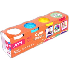 Happy Trend Lets L8340 Oyun Hamuru, 4 Renk, 300 gr
