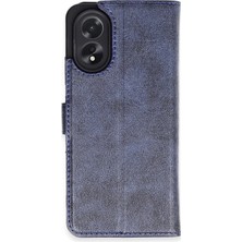 Uryport Oppo A38 Kılıf Trend S Plus Kapaklı Kılıf - Lacivert