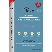 Techugo Joko Tpu 0.25MM Hd Makine Mat Hayalet Ekran Koruyucu