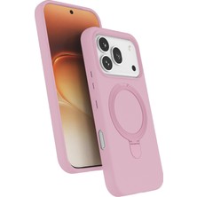 Uryport Huawei Honor 600 Pro Regal Magsafe Standlı Kapak - Açık Pembe