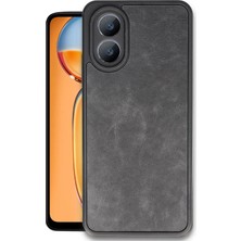 Uryport Oppo A38 Kılıf Aras Deri Kapak - Siyah