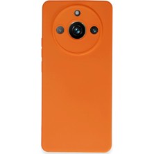 Uryport Realme 11 Pro Kılıf Nano Içi Kadife Silikon - Turuncu