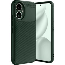 Huawei Uryport Honor 400 Kılıf Auto Focus Karbon Kapak - Koyu Yeşil