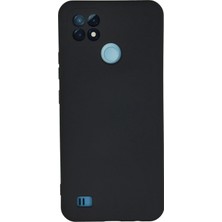 Uryport Realme C21 Kılıf Nano Içi Kadife Silikon - Lacivert