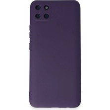 Uryport Realme C11 Kılıf Nano Içi Kadife Silikon - Mor