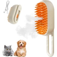 Brf Store Irmakxx Buharlı Kedi Fırçası, 3'ü 1 Arada Cat Steamy Brush, Kedi Fırçası, Buharlı Kedi Spreyi, Masaj