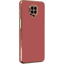 Uryport Xiaomi Redmi Note 9 Pro Kılıf Volet Silikon - Kırmızı