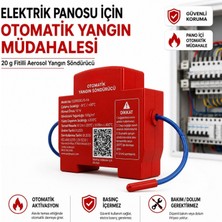 Solezon Elektrik Panosu Otomatik Yangın Söndürücü 20 gr Aerosol Fitilli Sistem